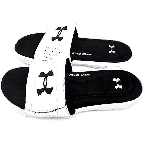 Under Armour Ignite Slide Lightweight Sandal Flip-flop, 1252510-001, Men’s Sz 8 - Picture 8 of 16